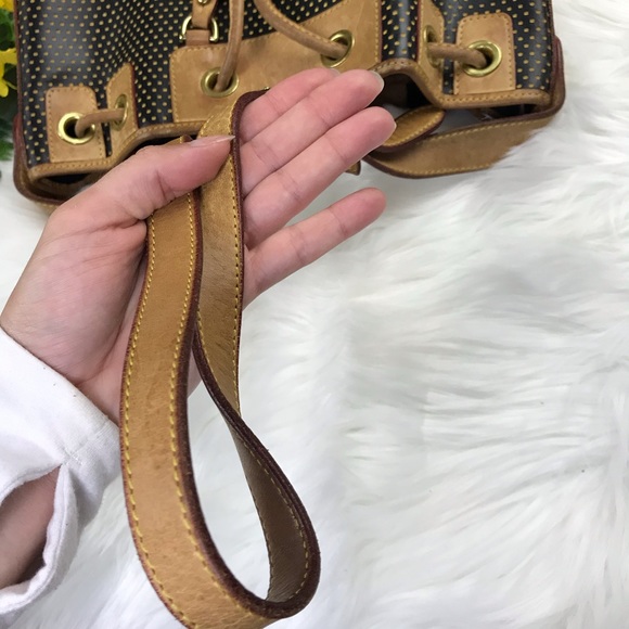 SALE Dooney & Bourke Vintage Drawstring Bucket Bag - Picture 9 of 16